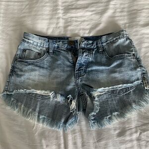 One Teaspoon button fly bonitas shorts sz 25